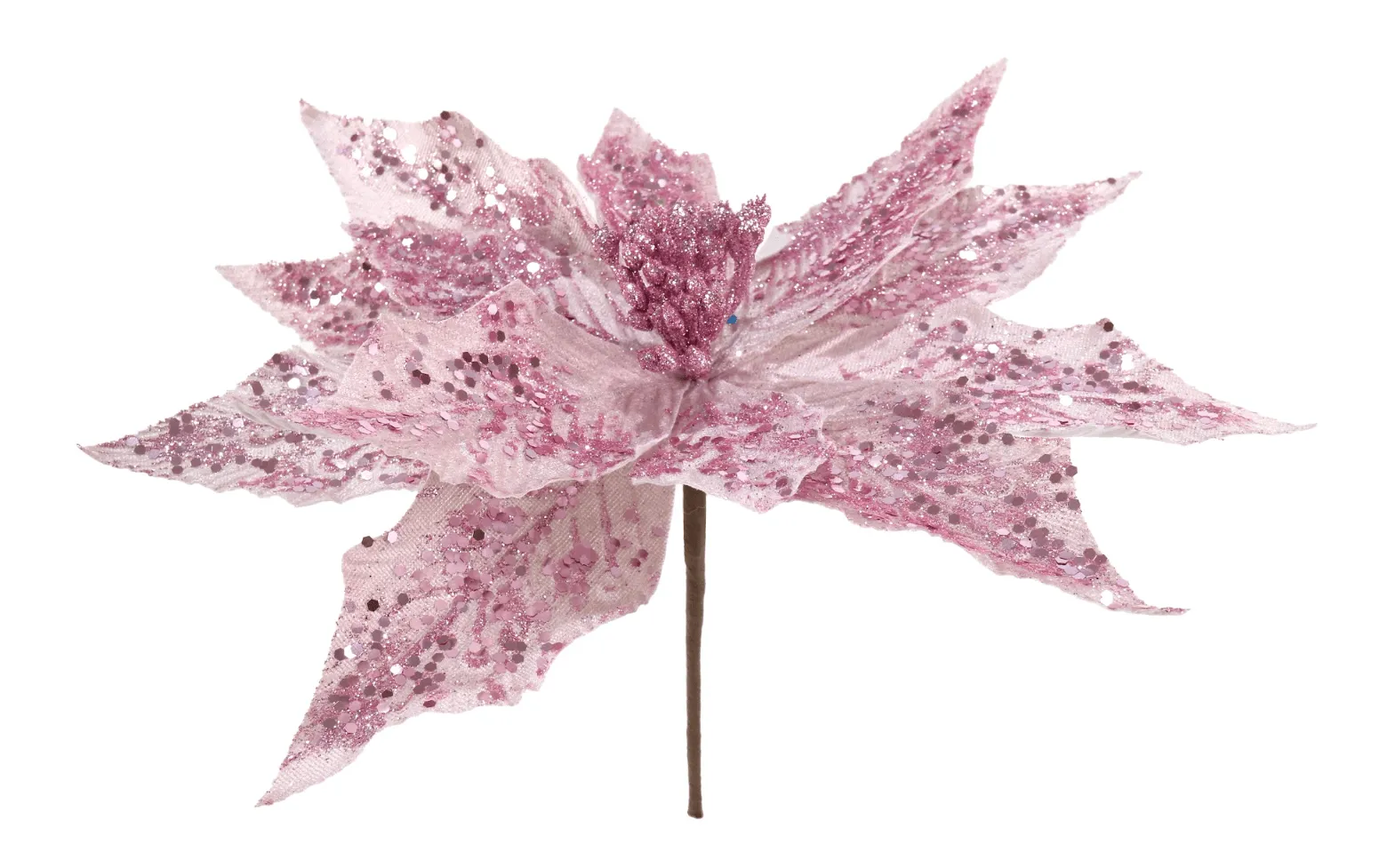 Pastel Mix Velvet Poinsettia 6 Asst (31cm)