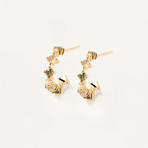 PD Paola Glory Hoop Earrings, Gold