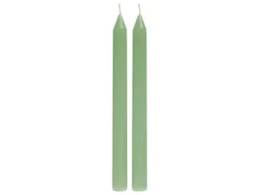 Ribbed Candle in Grayed Jade