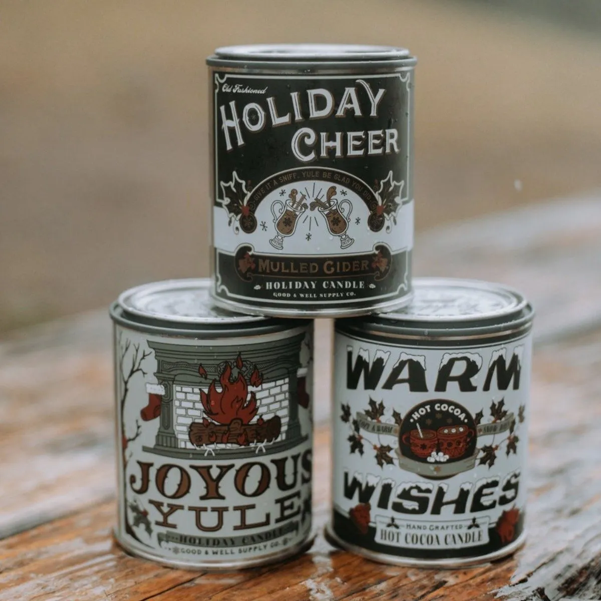 Seasons Greetings Holiday Candle Collection - Holiday Cheer