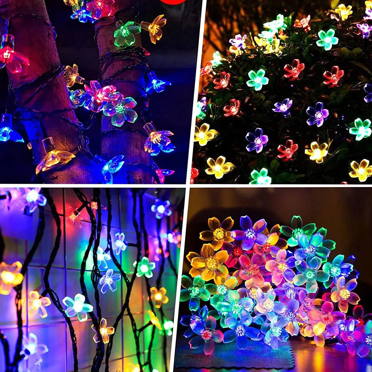 Solar Flower Lights For Home Decor Multicolour - Epyz