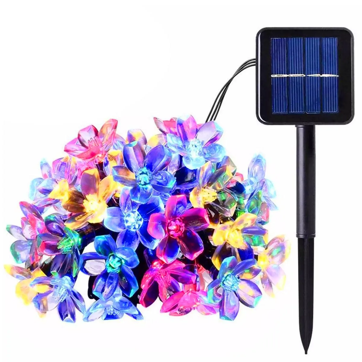 Solar Flower Lights For Home Decor Multicolour - Epyz