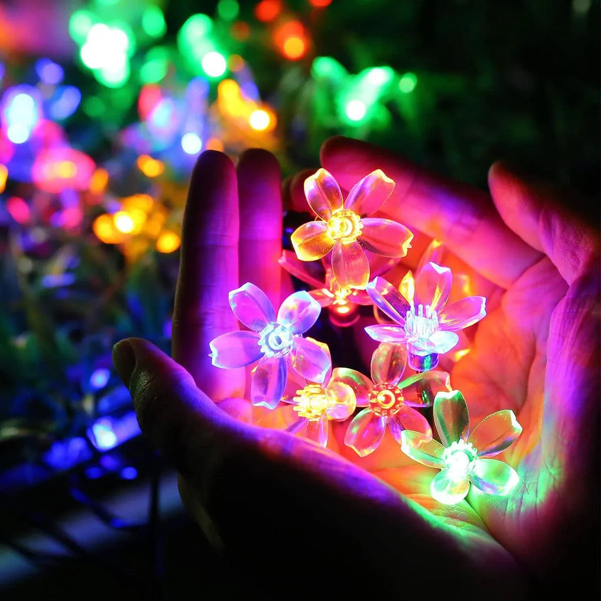 Solar Flower Lights For Home Decor Multicolour - Epyz