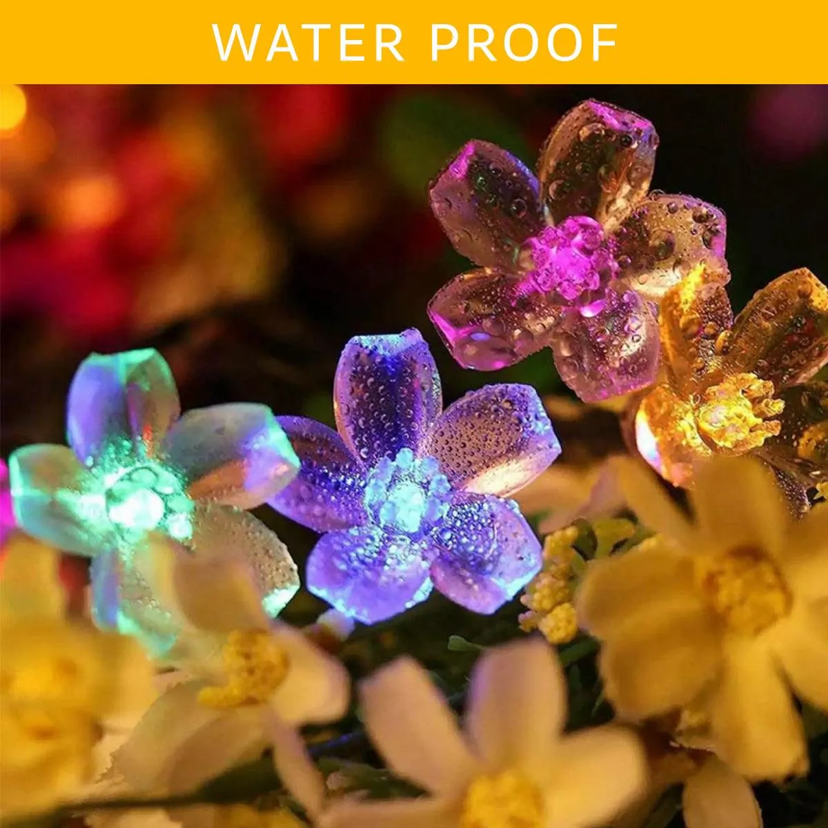 Solar Flower Lights For Home Decor Multicolour - Epyz