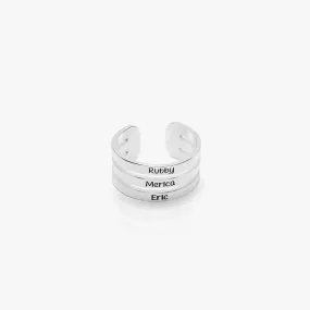 Stackable Name Ring