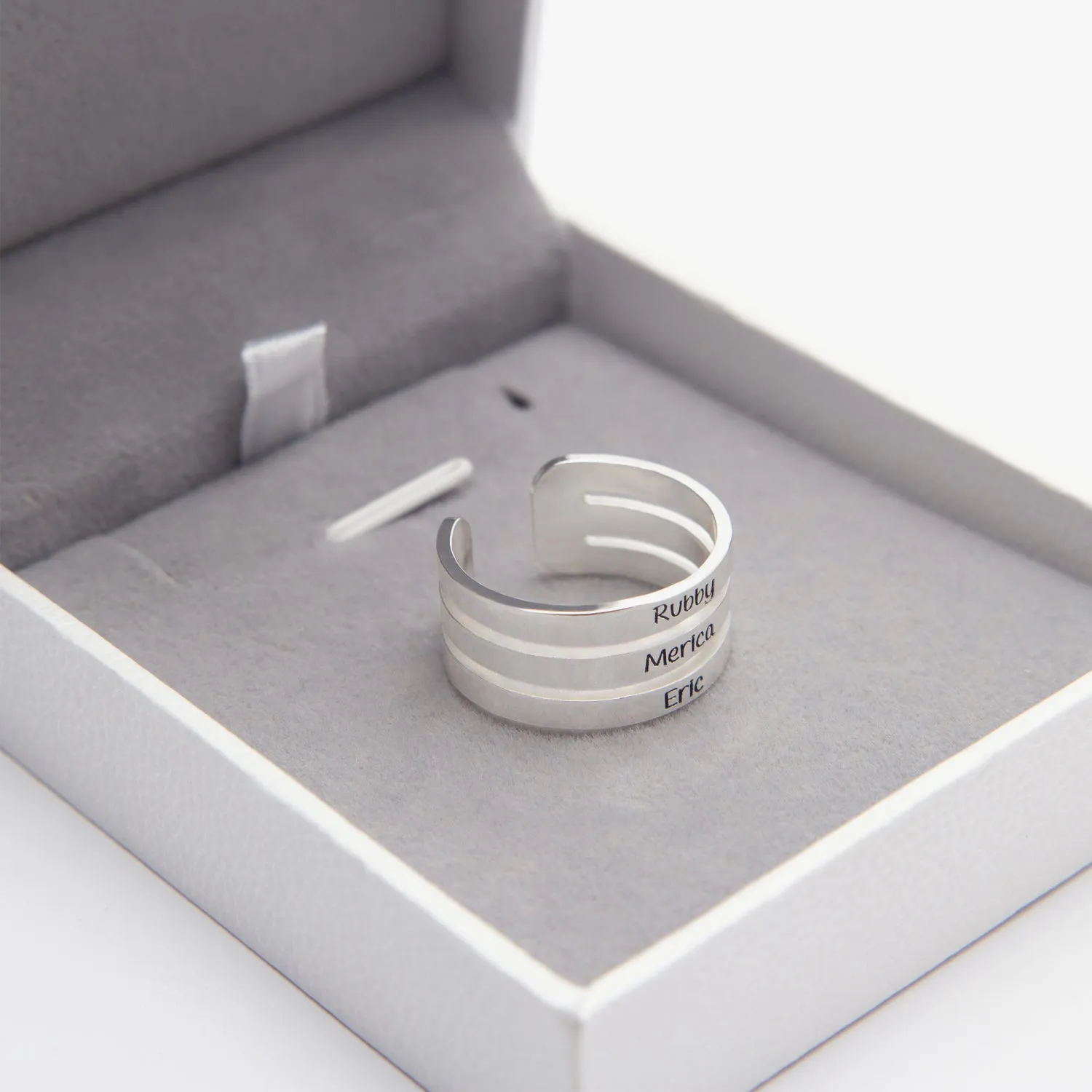 Stackable Name Ring