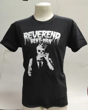 T-SHIRT -  Black - Reverend Beat-Man - Voodoo King Blood Font