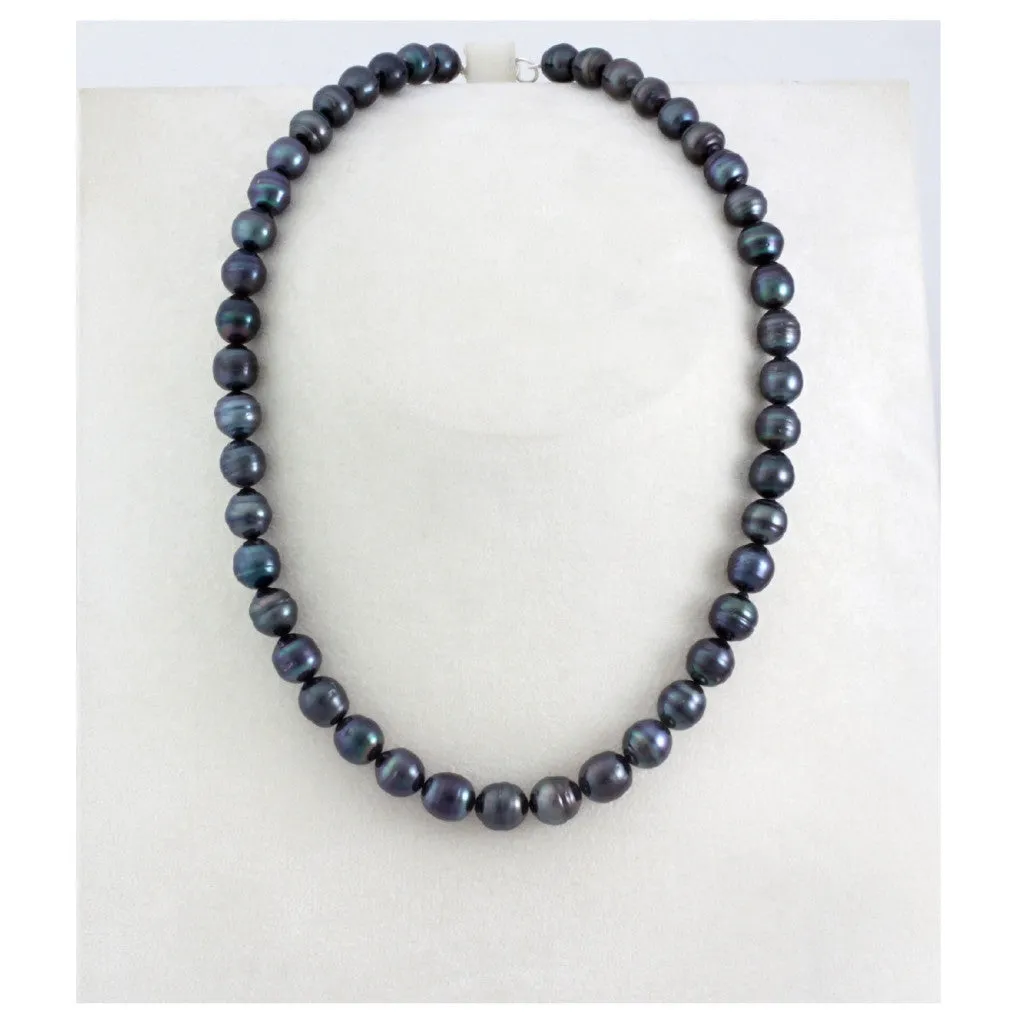 Tahitian pearl strand - Silver clasp - NESVPE01133