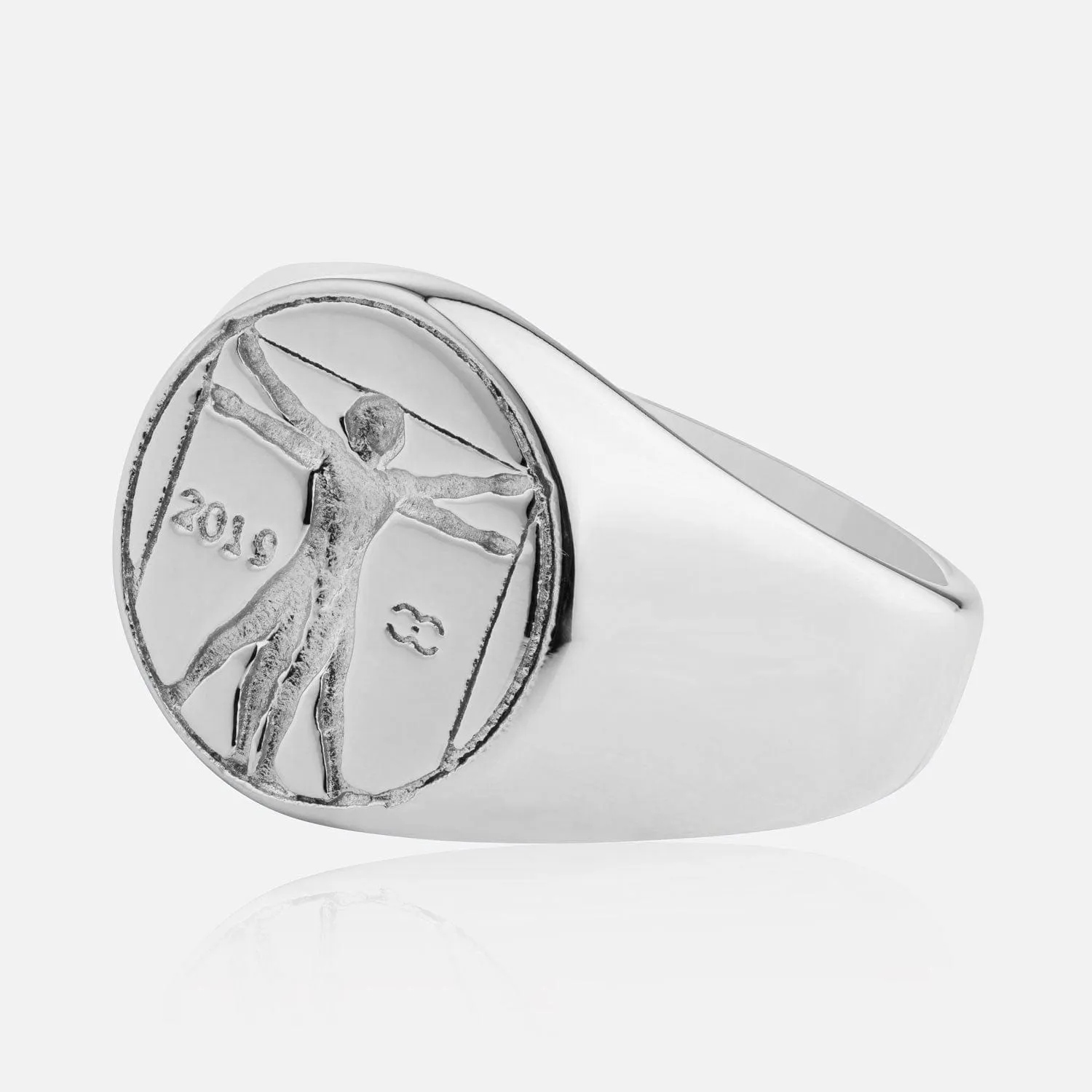 Vitruvian man ring