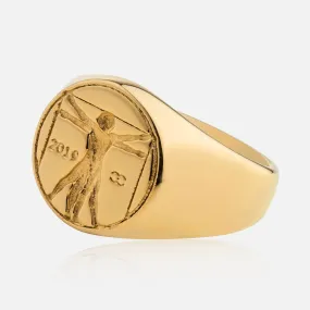 Vitruvian man ring